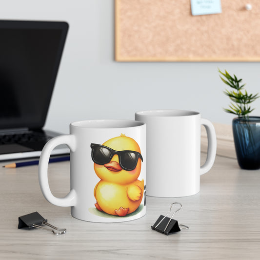 "Duck It" Funny Coffee Mug right Hand