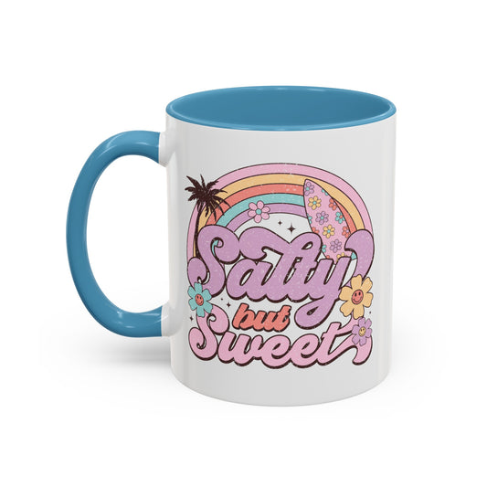 Groovy Summer Collection: "Salty but Sweet " righted handed 2 110z tone Mug