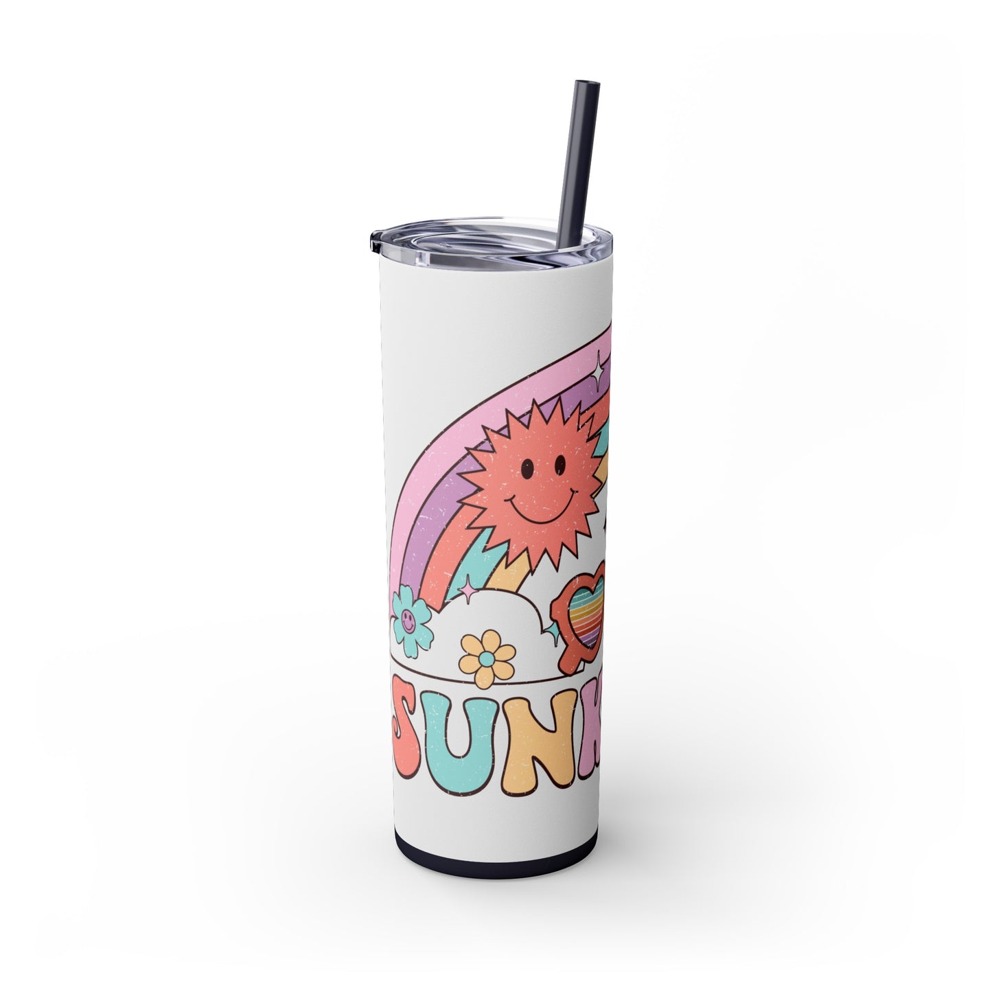 Skinny Tumbler with Straw, 20oz