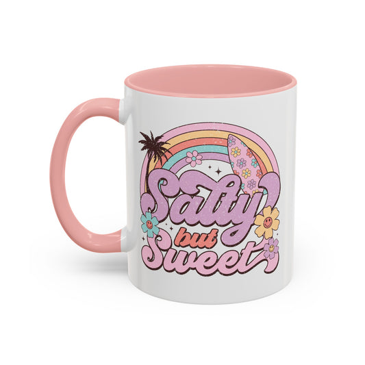 Groovy Summer Collection: "Salty but Sweet " righted handed 2 110z tone Mug
