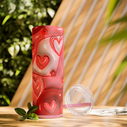 Valentines Day Hearts Tumbler