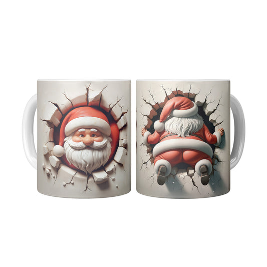 Santa Claus 3D Christmas Mug
