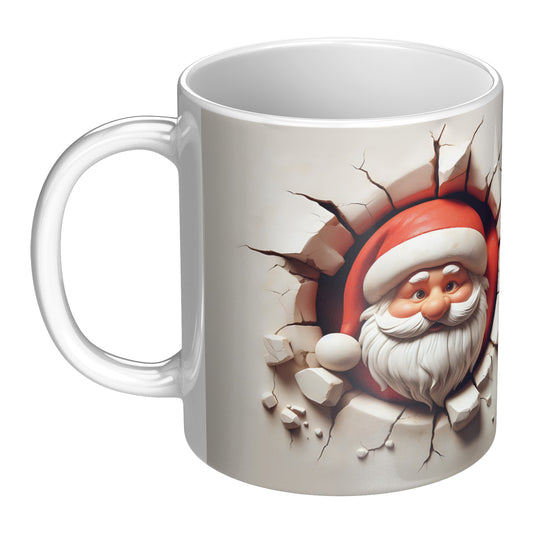 Santa Claus 3D Christmas Mug