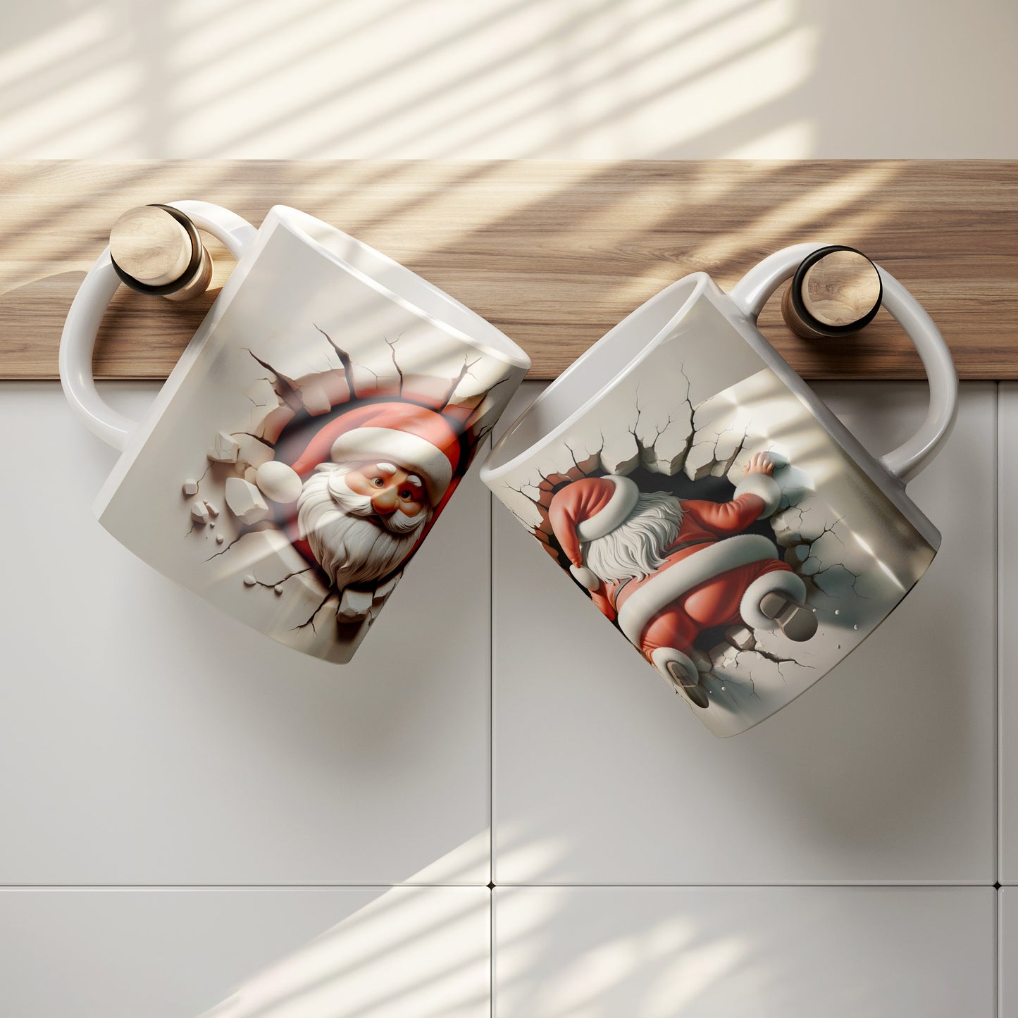 Santa Claus 3D Christmas Mug