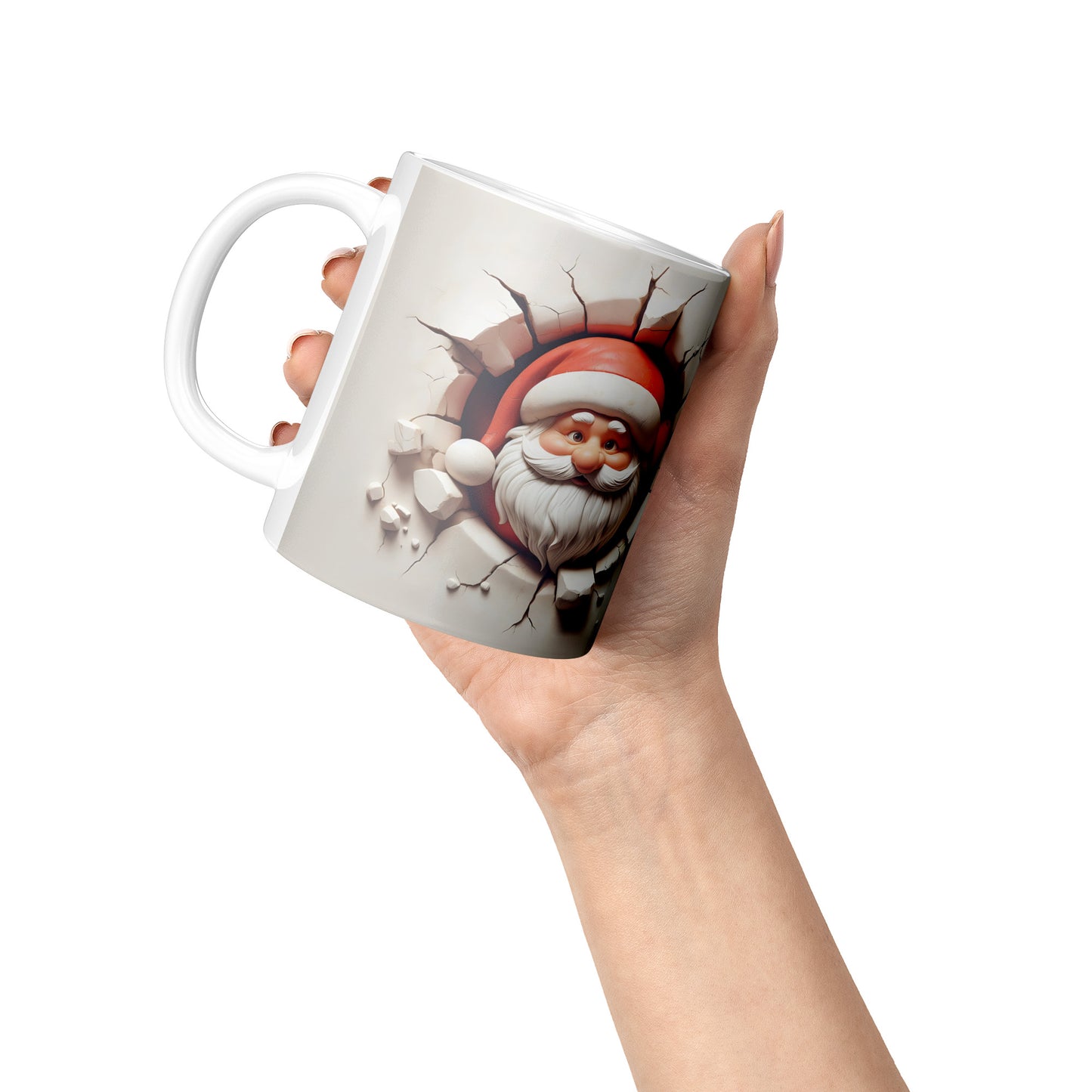 Santa Claus 3D Christmas Mug