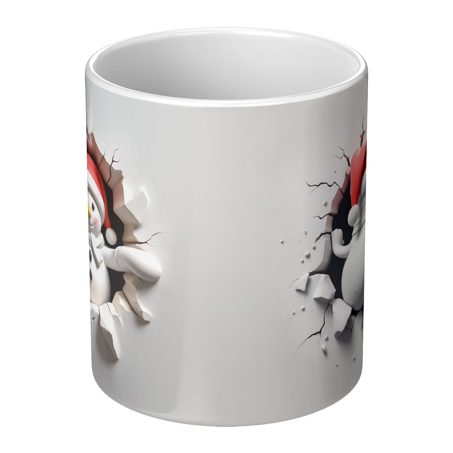Snowman 3D Christmas Mug