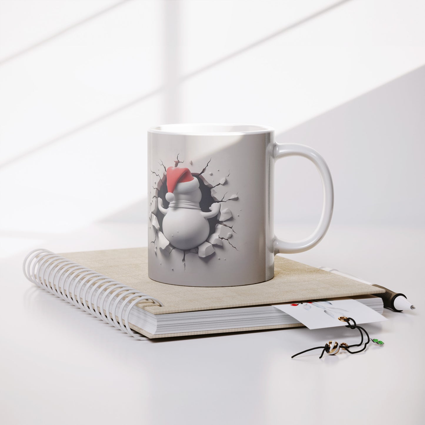 Snowman 3D Christmas Mug
