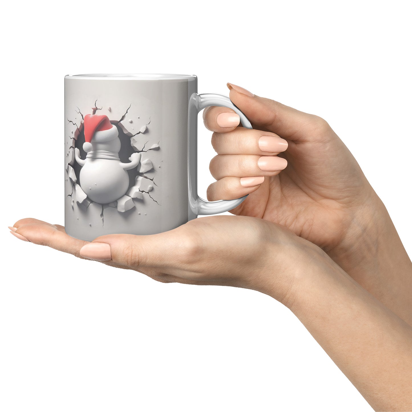 Snowman 3D Christmas Mug