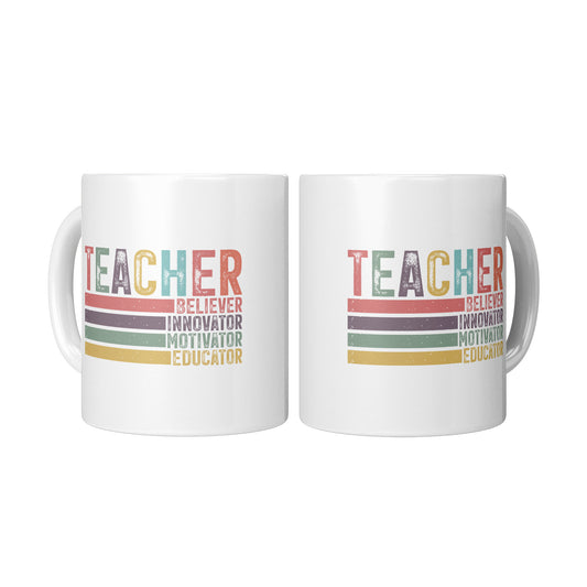 Teacher Mug (White )