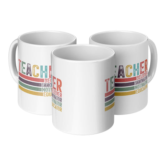 Teacher Mug (White )