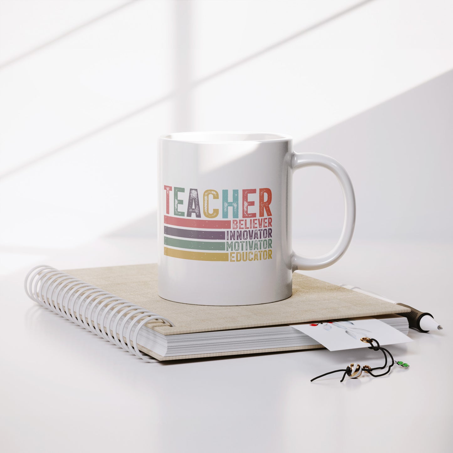 Teacher Mug (White )