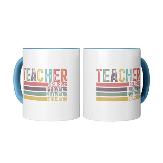 Teacher Mug (Blue Accent)