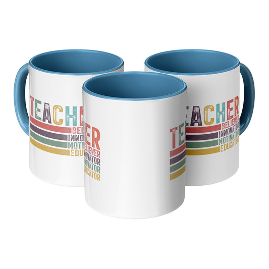 Teacher Mug (Blue Accent)