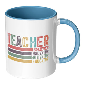 Teacher Mug (Blue Accent)