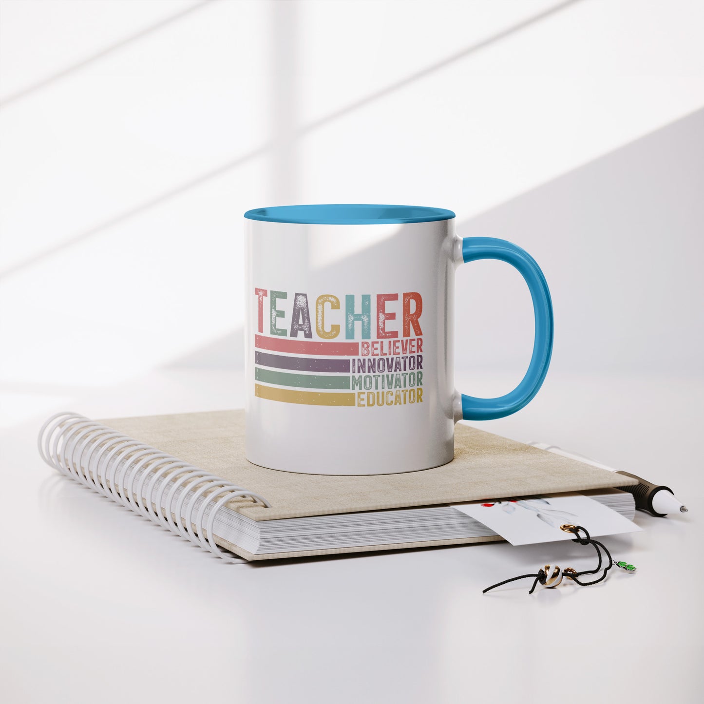 Teacher Mug (Blue Accent)