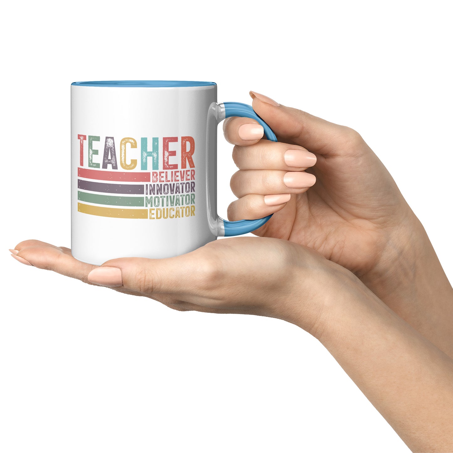 Teacher Mug (Blue Accent)