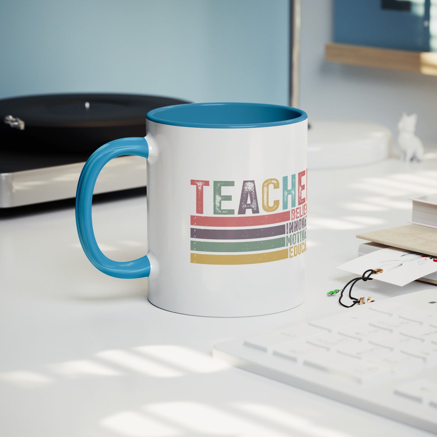 Teacher Mug (Blue Accent)