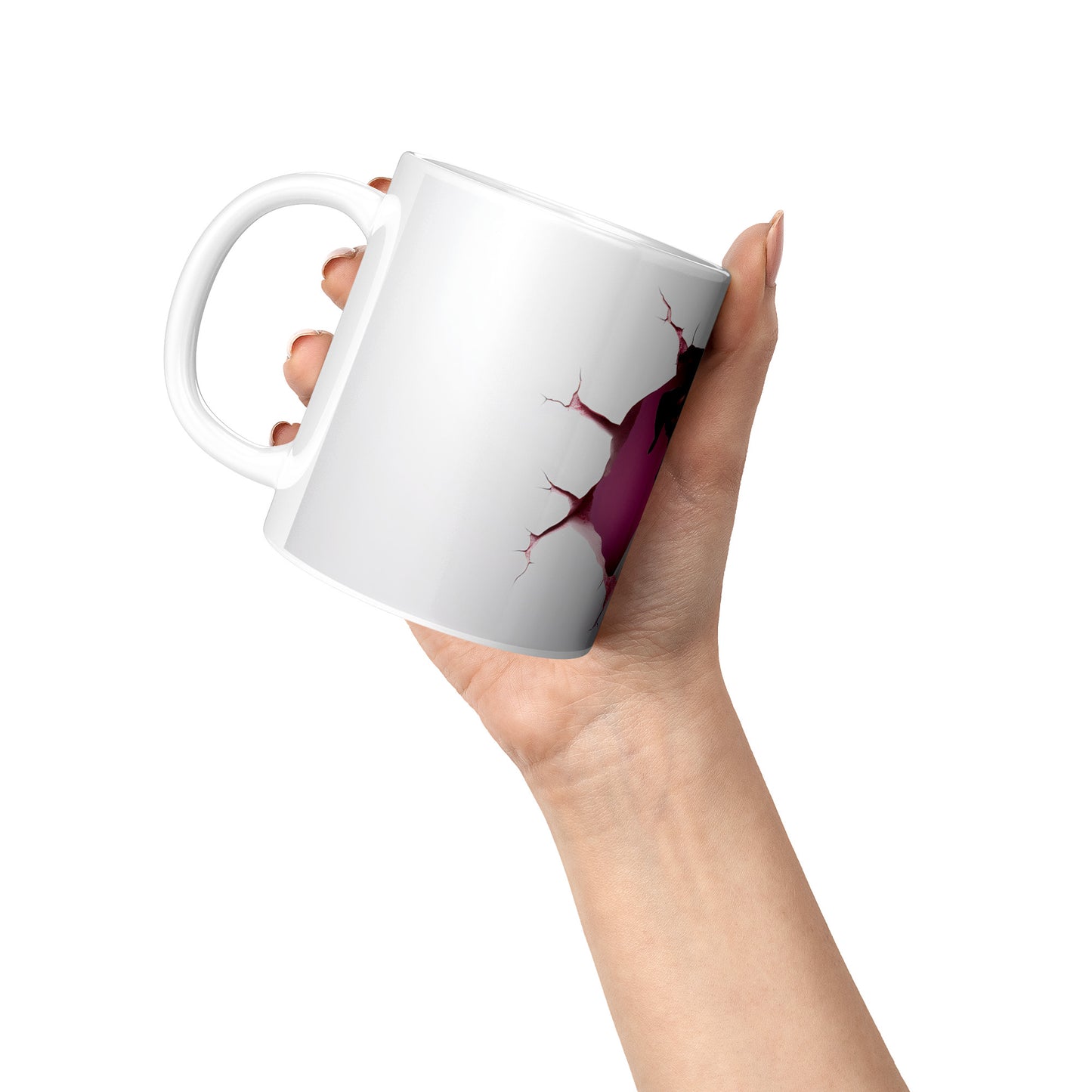 Valentine Dog 3D Wall Ceramic Mug, 11oz (Boxer)