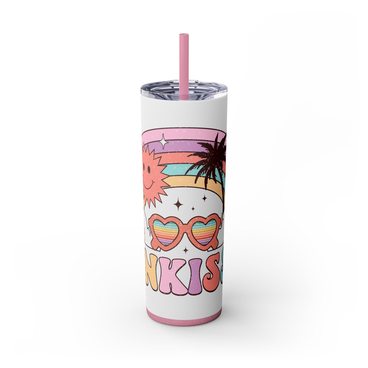 Skinny Tumbler with Straw, 20oz