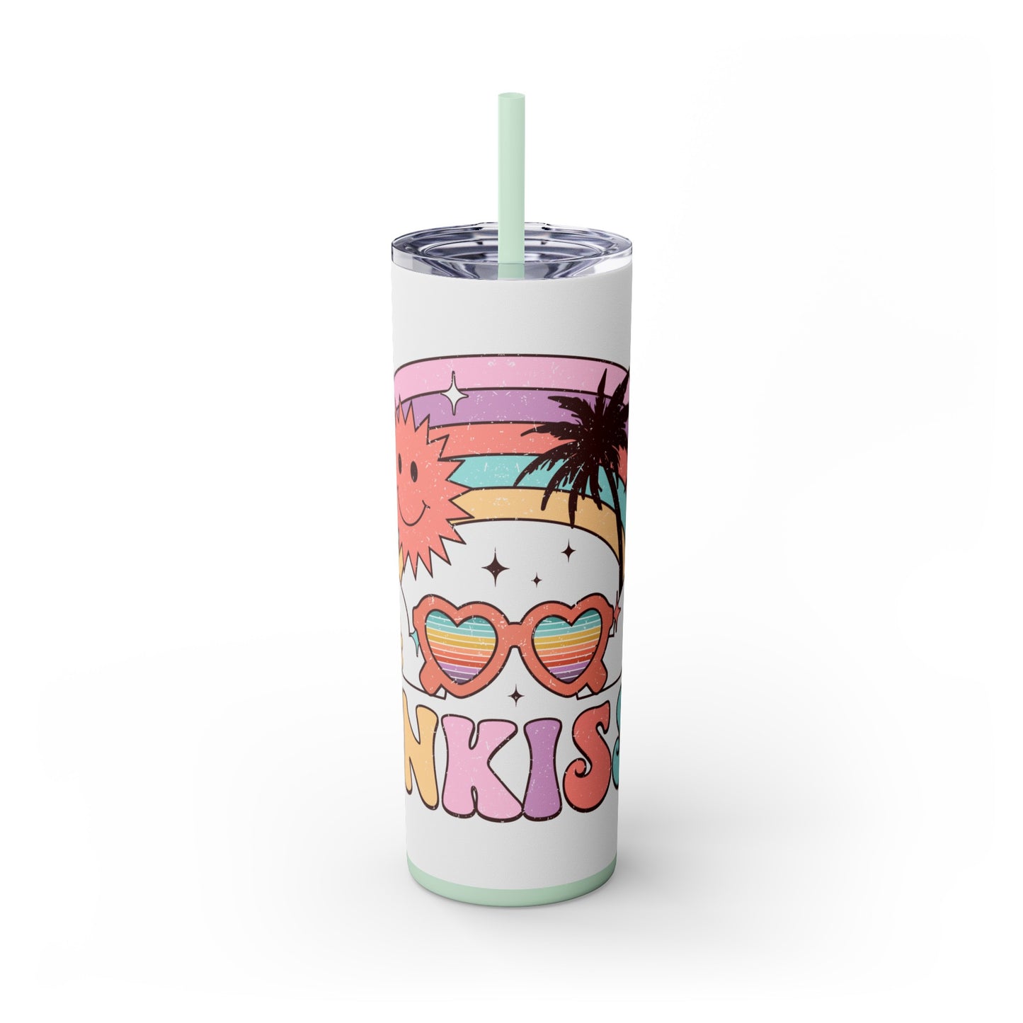 Skinny Tumbler with Straw, 20oz