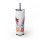 Skinny Tumbler with Straw, 20oz