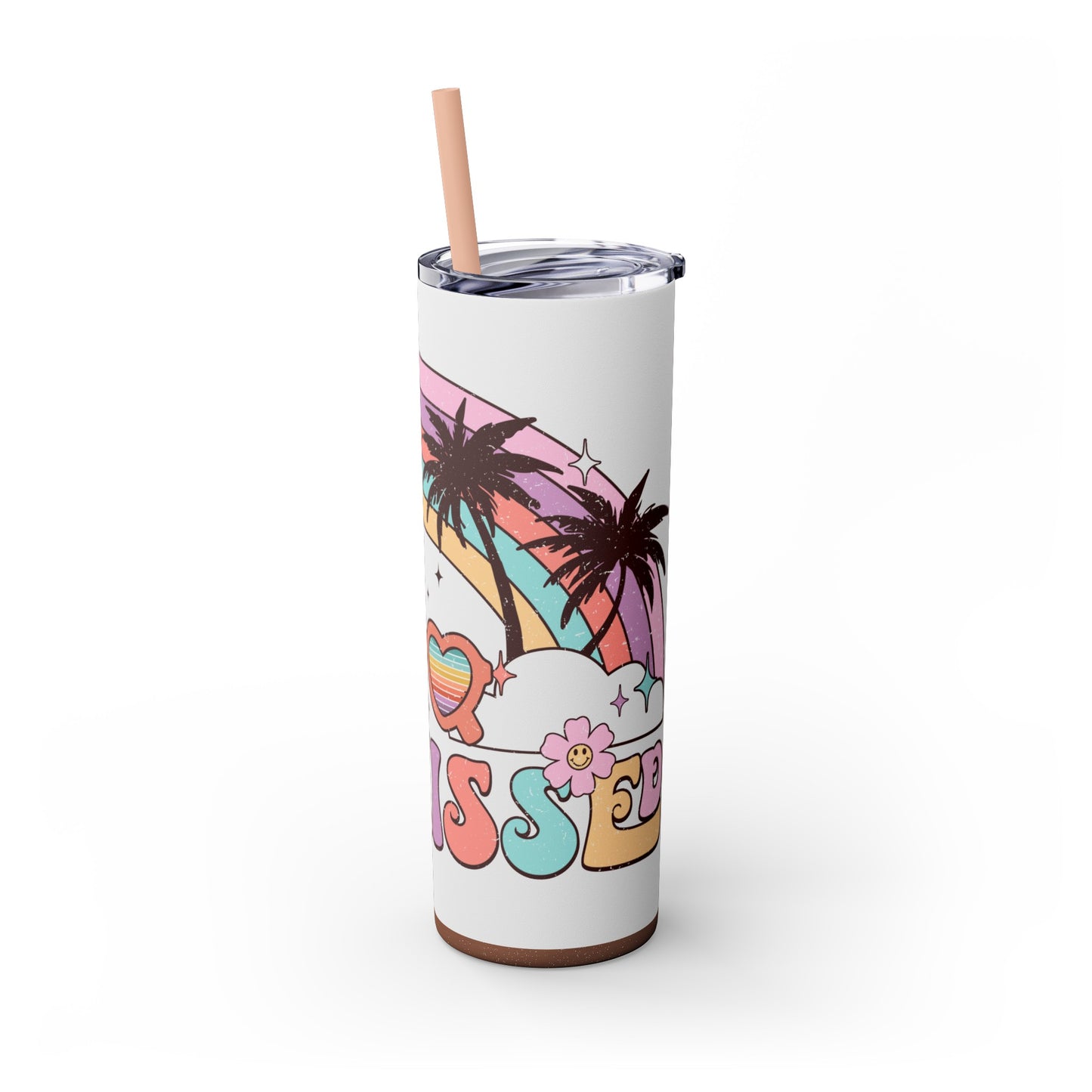 Skinny Tumbler with Straw, 20oz