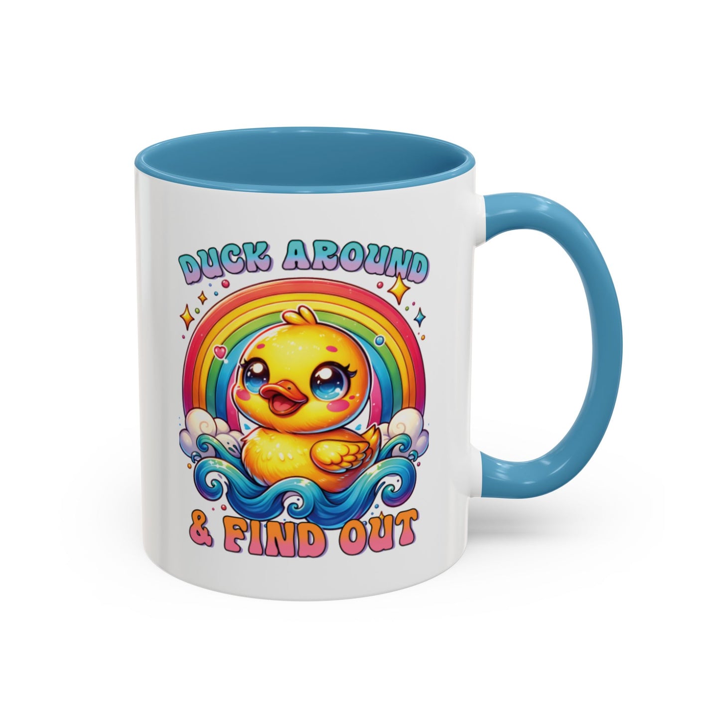 Mug -"Duck Around and Find Out" Left Handed Accent Coffee Mug 11oz