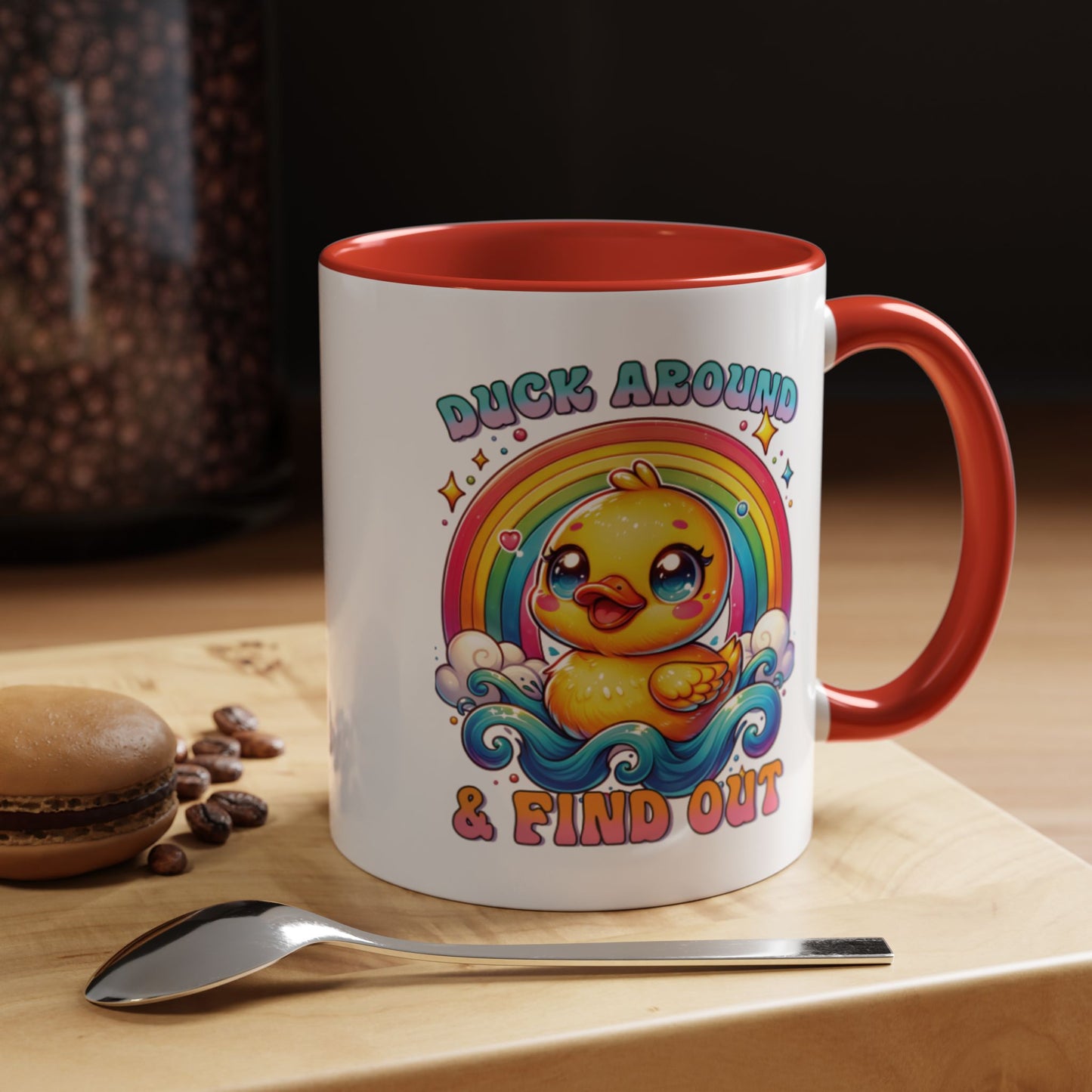 Mug -"Duck Around and Find Out" Left Handed Accent Coffee Mug 11oz