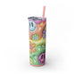 Skinny Tumbler with Straw, 20oz