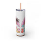 Skinny Tumbler with Straw, 20oz