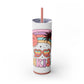 Skinny Tumbler with Straw, 20oz