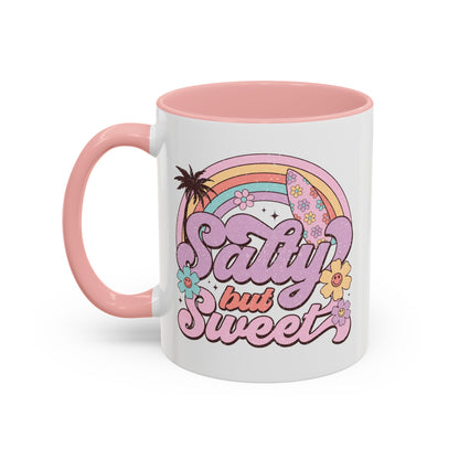 Groovy Summer Collection: "Salty but Sweet " righted handed  2  110z tone Mug