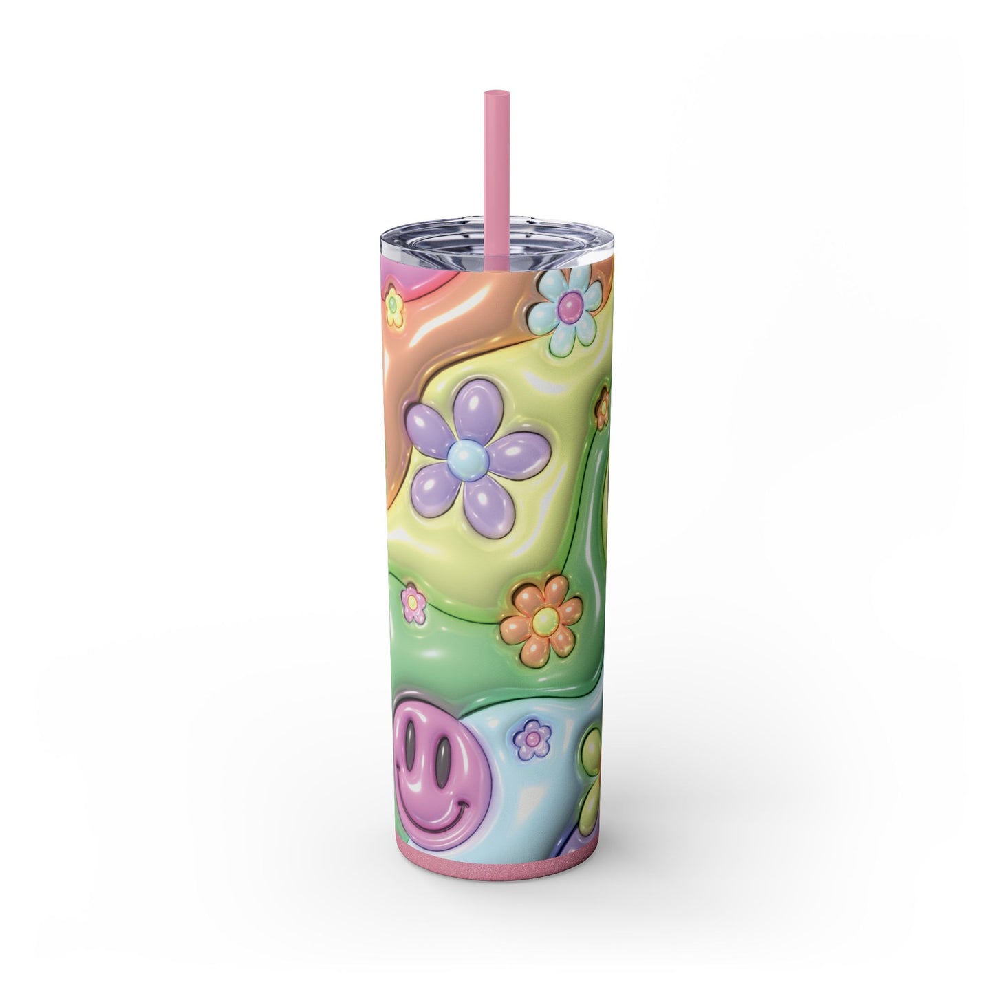 Skinny Tumbler with Straw, 20oz