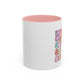 Groovy Summer Collection: "Hello Summer " left handed   110z 2 tone Mug