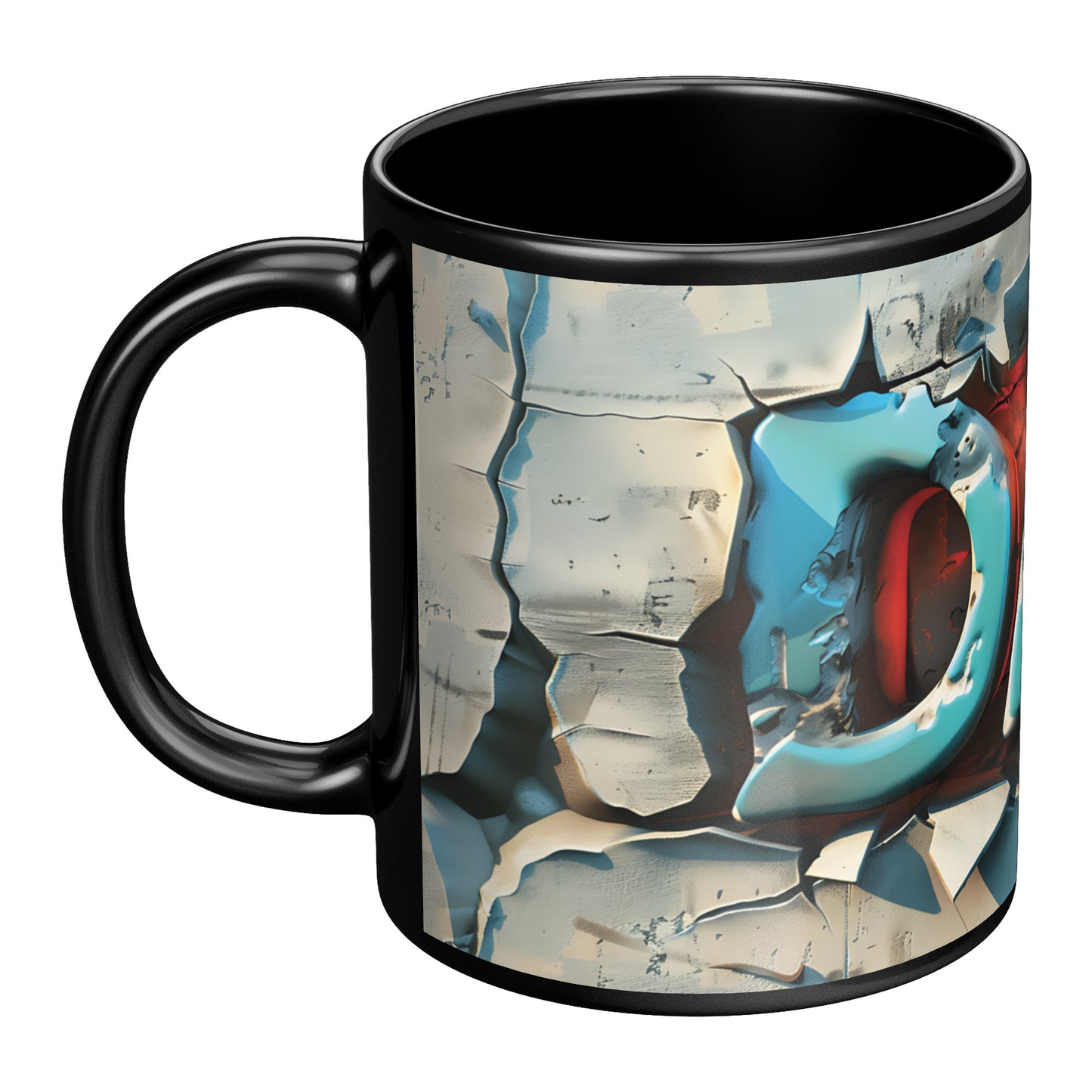 3D Dad Coffee Mug (Black Accent)
