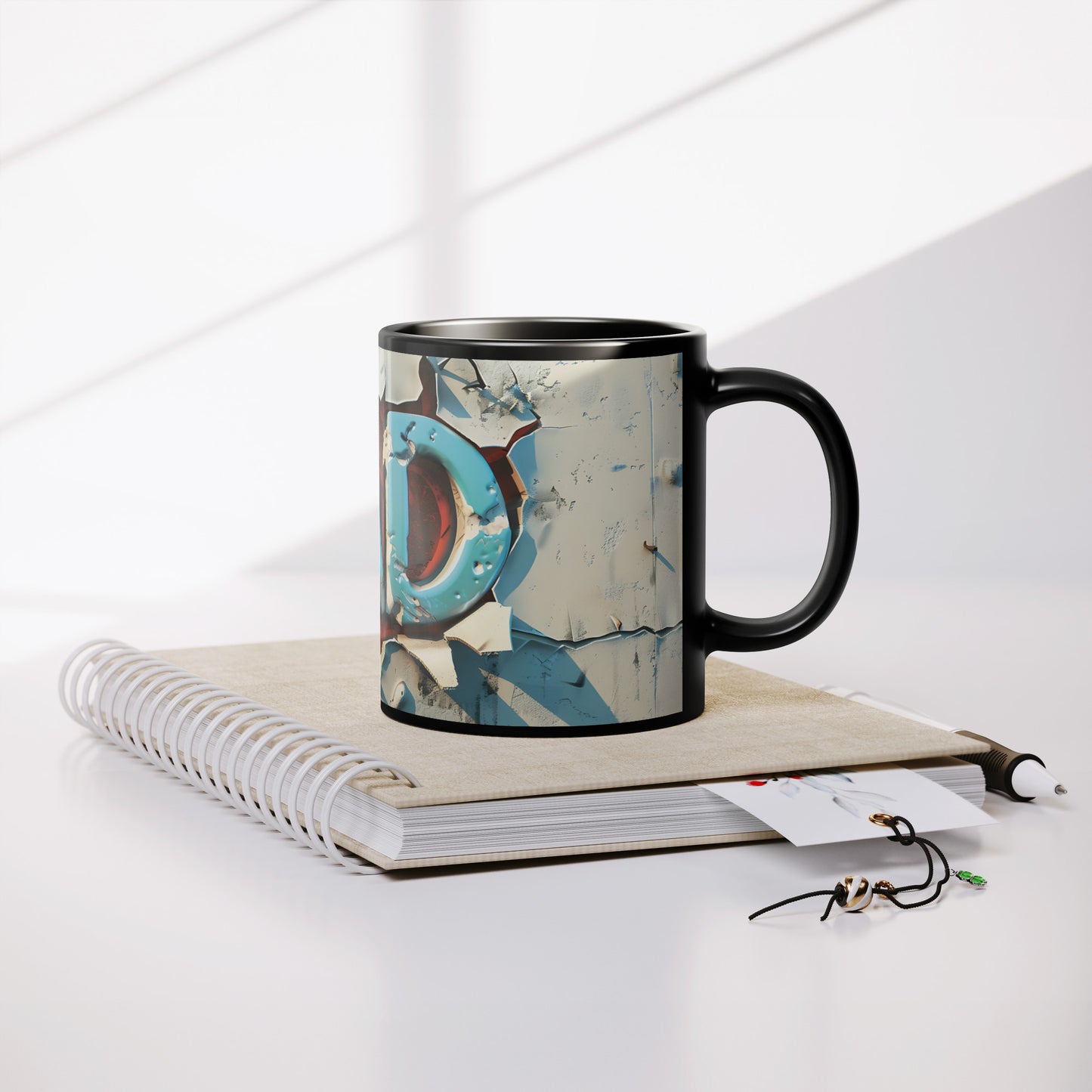 3D Dad Coffee Mug (Black Accent)