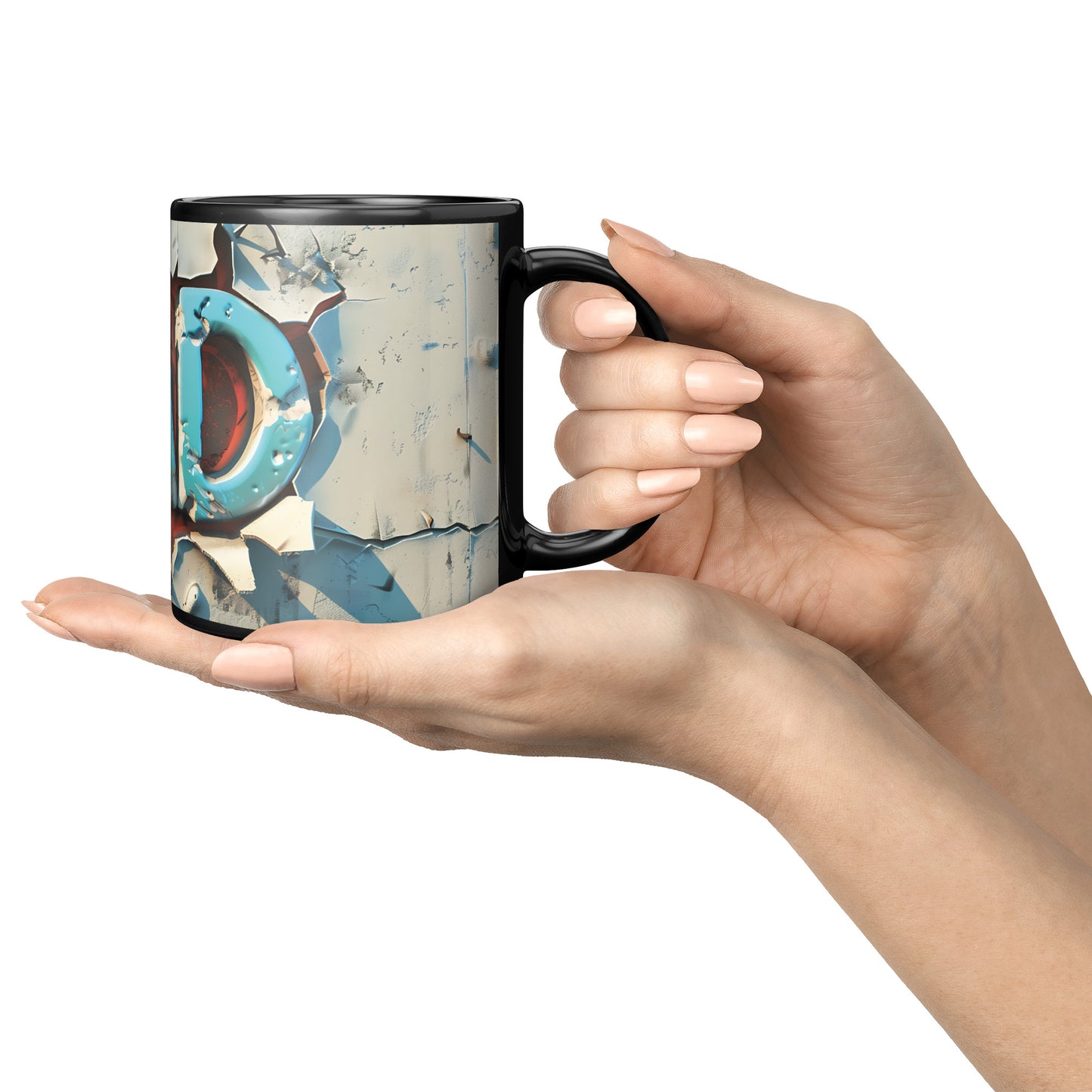 3D Dad Coffee Mug (Black Accent)