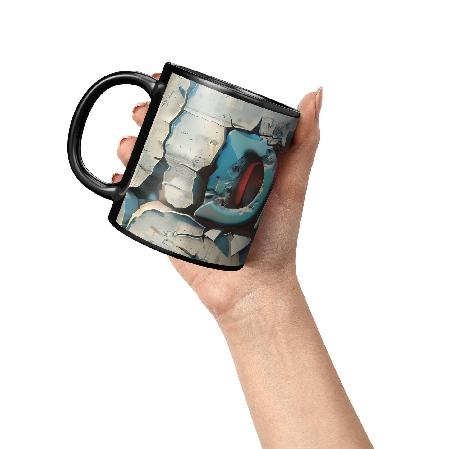 3D Dad Coffee Mug (Black Accent)