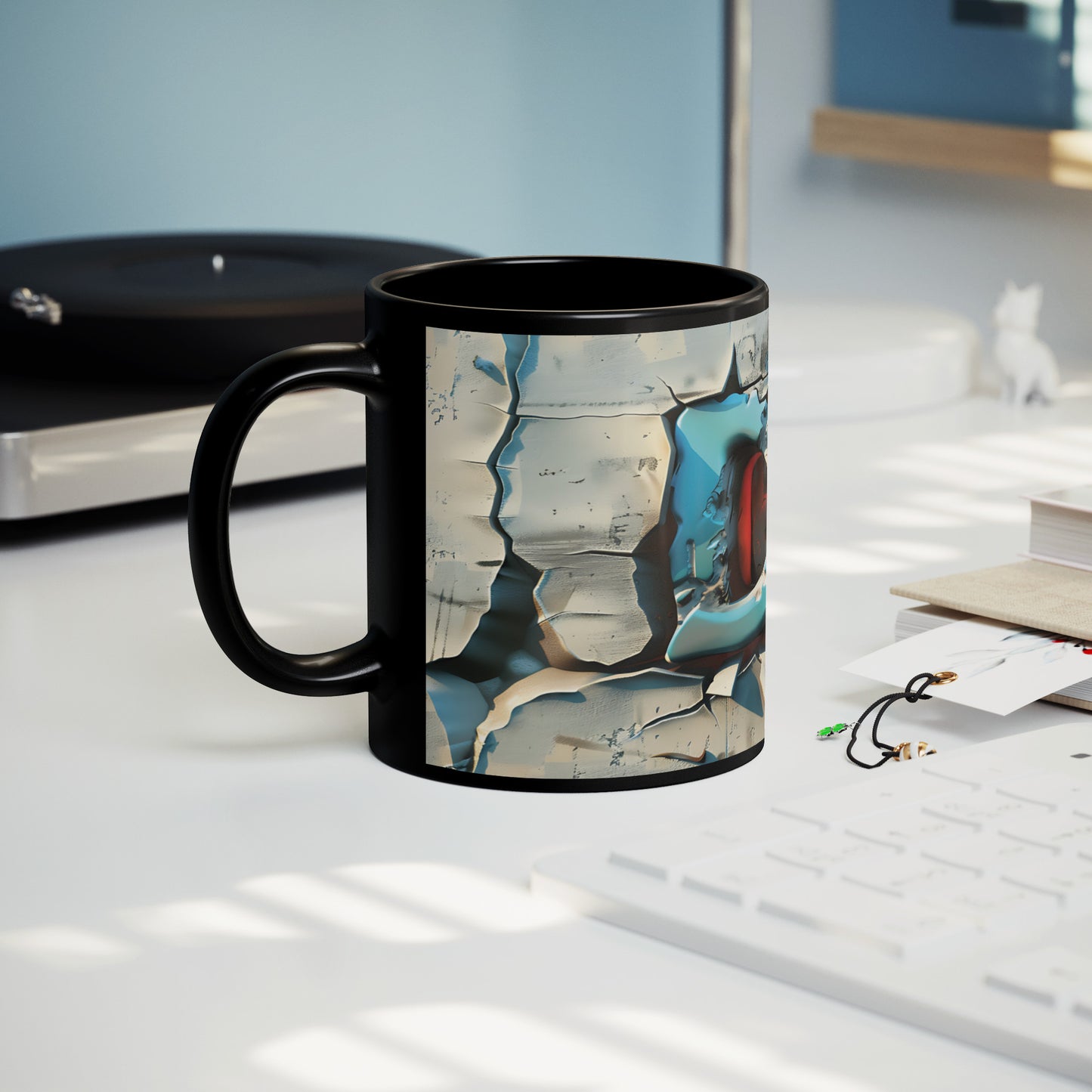 3D Dad Coffee Mug (Black Accent)