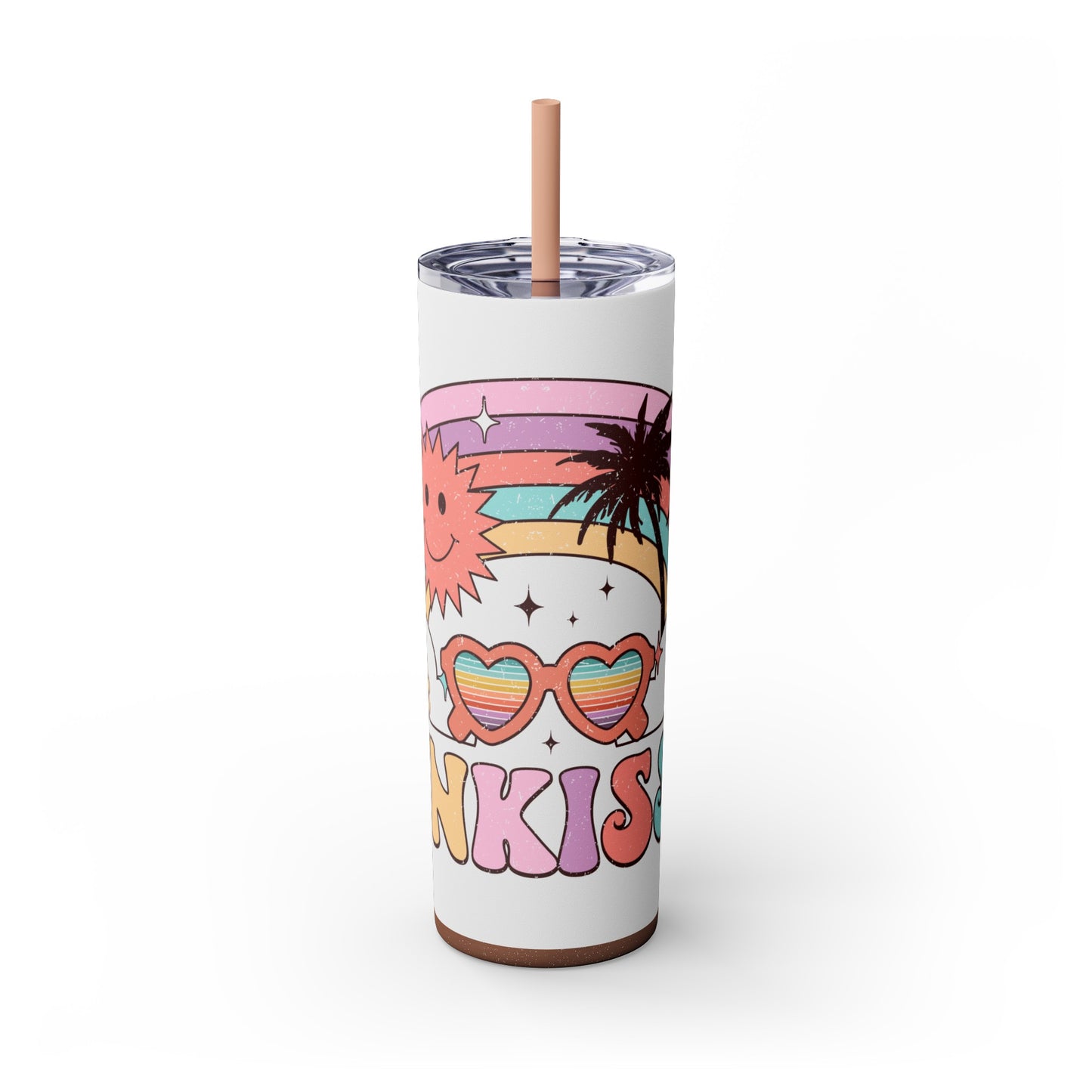 Skinny Tumbler with Straw, 20oz