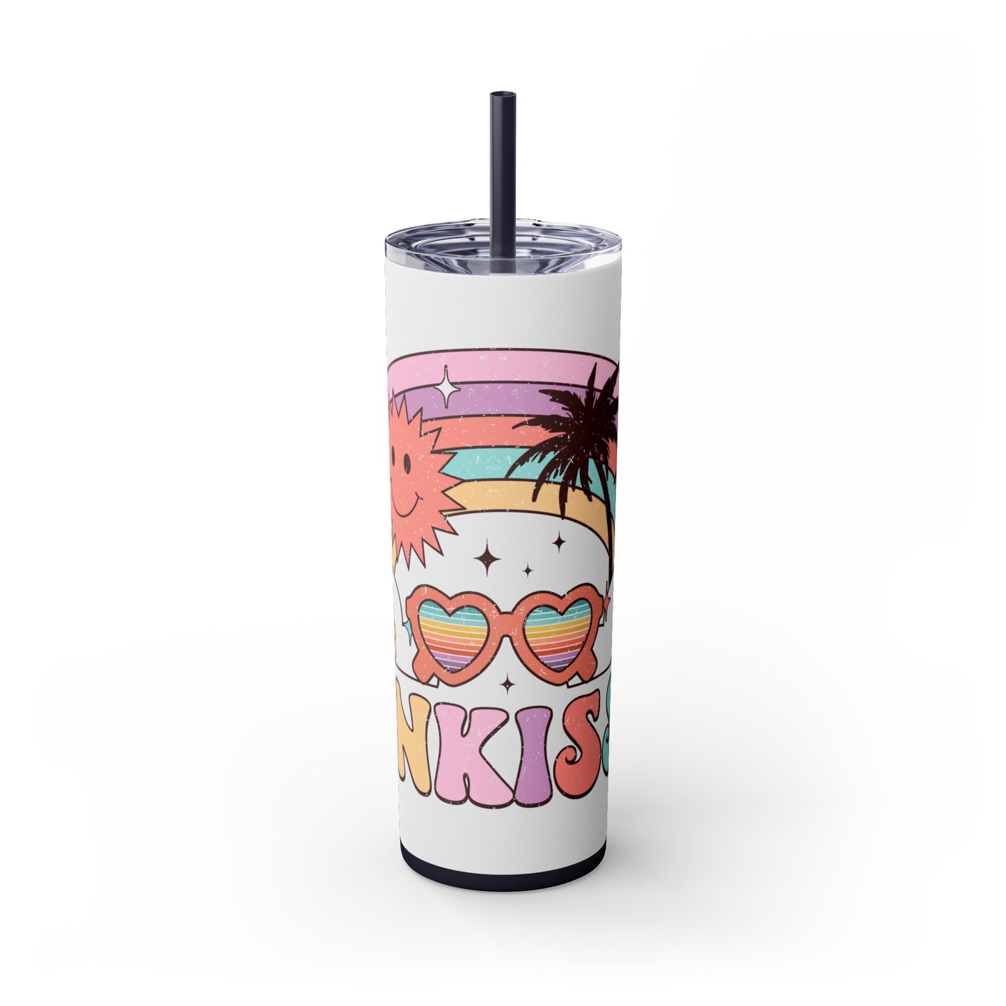 Skinny Tumbler with Straw, 20oz