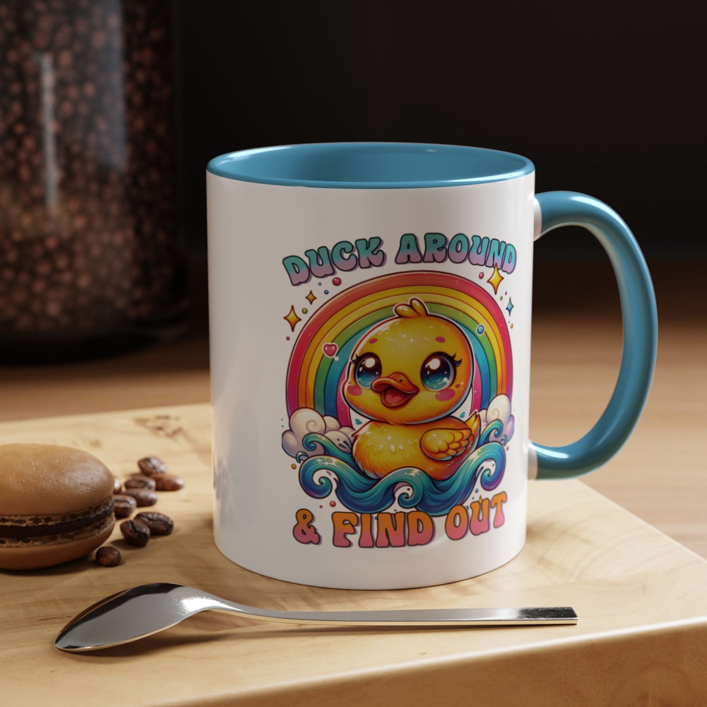 Mug -"Duck Around and Find Out" Left Handed Accent Coffee Mug 11oz