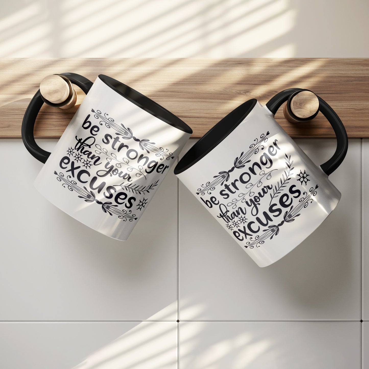 "Be Stronger Than Your Excuses " Motivational Mug