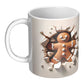Gingerbread Man  3D Christmas Mug