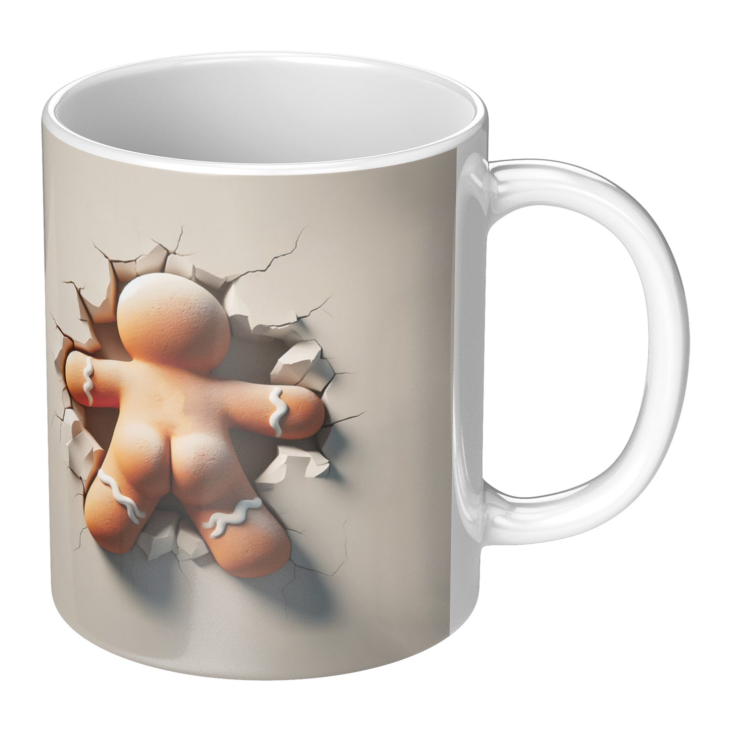 Gingerbread Man  3D Christmas Mug