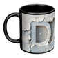 3D Coffee Dad Mug (black)