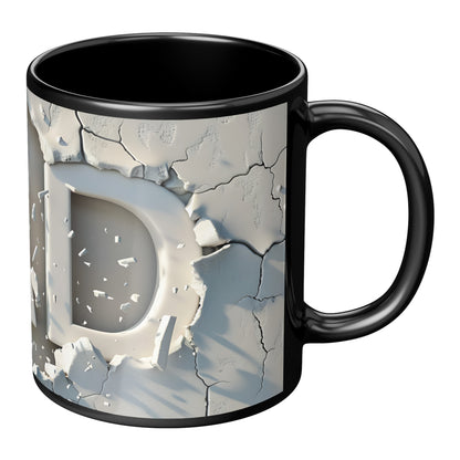 3D Coffee Dad Mug (black)