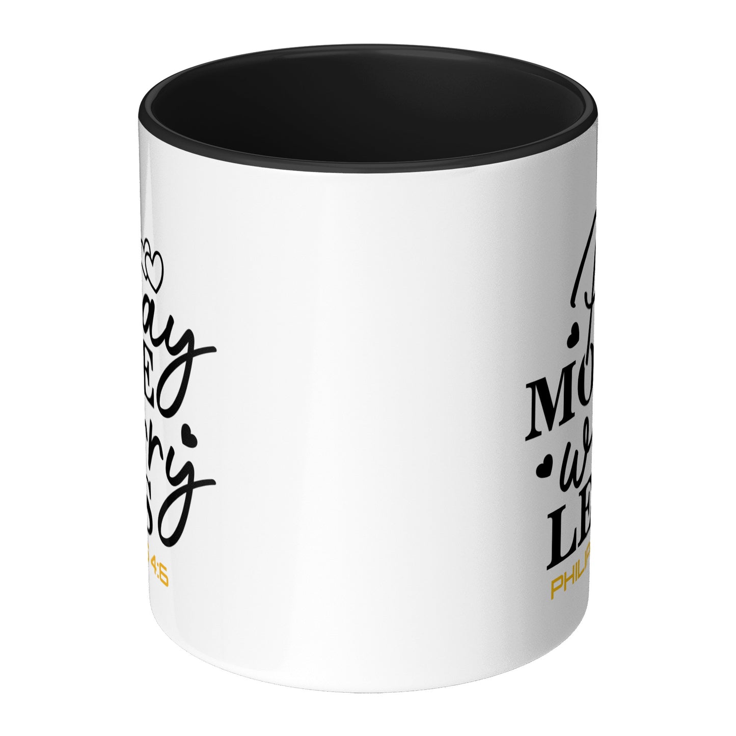 "Pray More Worry Less"  inspirational Mug