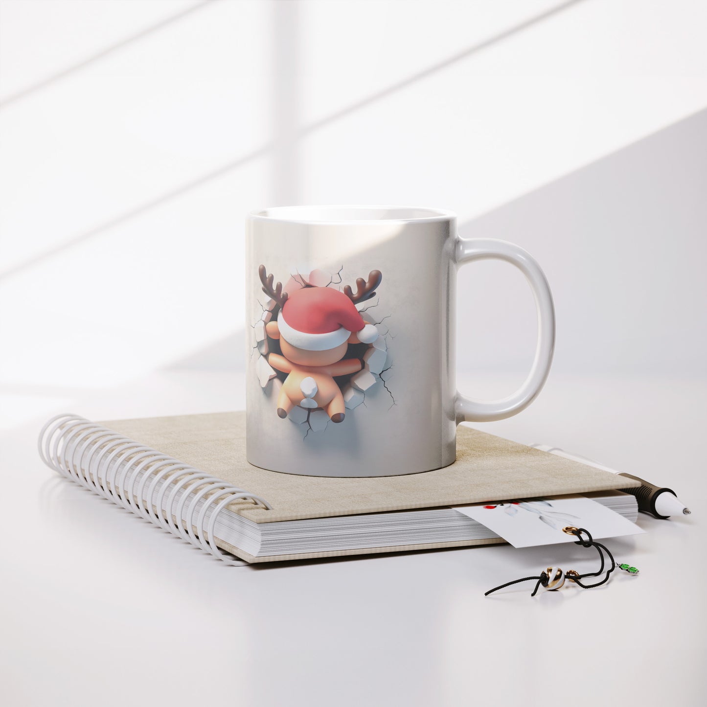 Reindeer  3D Christmas Mug