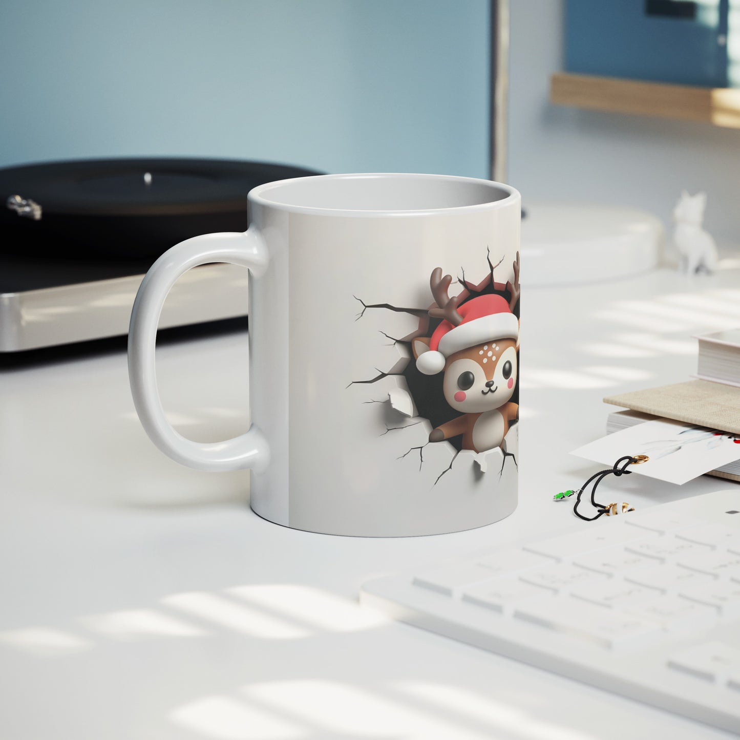 Reindeer  3D Christmas Mug